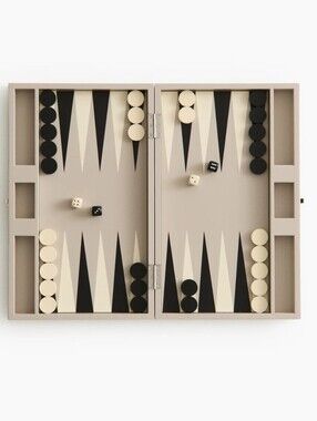 H&M Wooden Backgammon Set